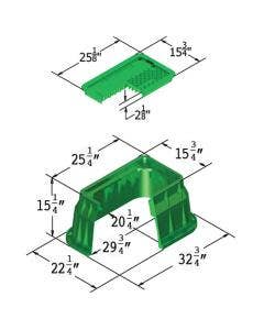 Carson 1324 Rectangular Valve Box