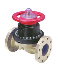 Diaphragm Valve, PP - Flanged Ends